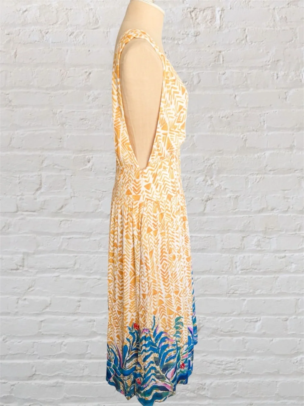 Free People Hot House Tropical Midi Dress